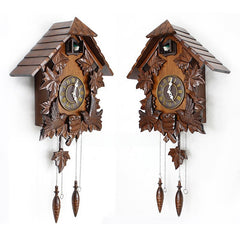 Cuckoo Wall Clock with Music Alarm