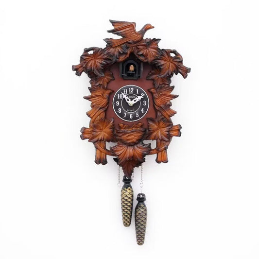 European Retro Wooden Wall Clock