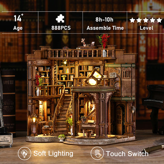 Eternal Bookstore – DIY 3D Miniature Archival Nook