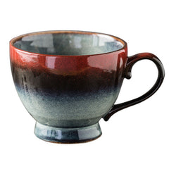 Zenith Modern Zen Mug – Symmetrical Ceramic Vessel with Nature Motifs