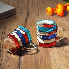 The Bibliophile’s Vessel – Sculptural Ceramic Book Mug