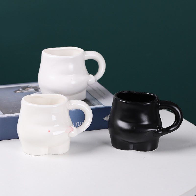 Whimsy Porcelain Mug – Sculptural Fine-Bone Style Vessel