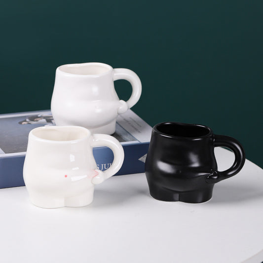 Whimsy Porcelain Mug – Sculptural Fine-Bone Style Vessel