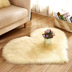 Velvet Silhouette Heart Rug – Sculptural Organic Shape (8 Sizes available)