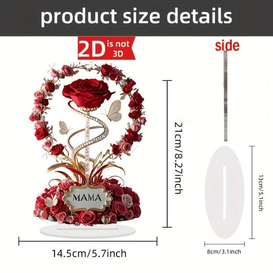 Prism Rose – Sculptural Acrylic Desktop Bloom (4 Styles)
