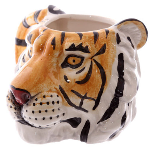 Majestic Tiger Sculptural Mug – Hand-Finished Character Ceramic