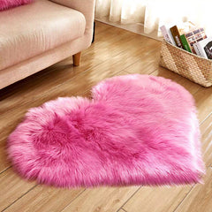 Velvet Silhouette Heart Rug – Sculptural Organic Shape (8 Sizes available)