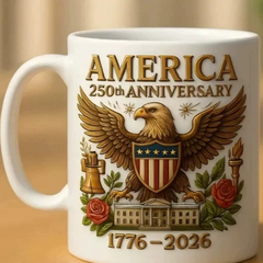 Legacy 250 Commemorative Mug – US Semiquincentennial Ceramic Series