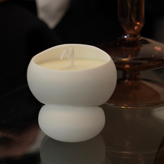 Aura Stone – Minimalist Scented Candle in Ceramic Vessel