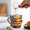 The Bibliophile’s Vessel – Sculptural Ceramic Book Mug