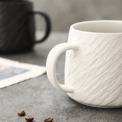 Lunar Sphere Mug – Weighted Round Ceramic Coffee Vessel