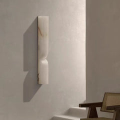 Lumia Alabaster Wall Sconce – Hand-Finished Spanish Marble & Brushed Gold