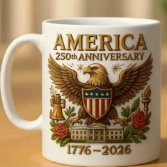 Legacy 250 Commemorative Mug – US Semiquincentennial Ceramic Series