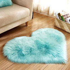 Velvet Silhouette Heart Rug – Sculptural Organic Shape (8 Sizes available)