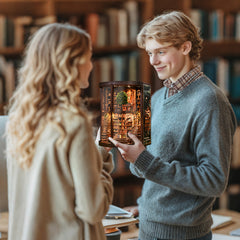 The Scholar’s Terrace – Multi-Level Repository & Botanical Book Nook