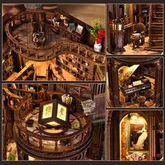Eternal Bookstore – DIY 3D Miniature Archival Nook