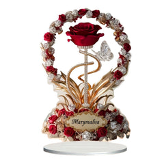 Prism Rose – Sculptural Acrylic Desktop Bloom (4 Styles)