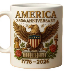 Legacy 250 Commemorative Mug – US Semiquincentennial Ceramic Series