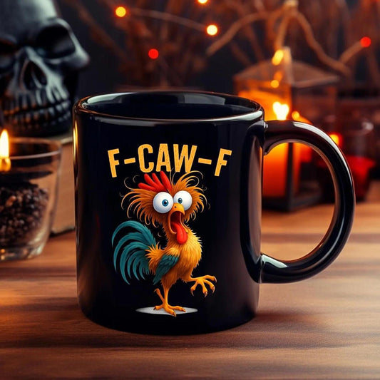 Heritage Rooster Sculptural Mug – Hand-Finished Ceramic Morning Accent
