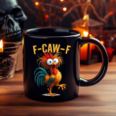 Heritage Rooster Sculptural Mug – Hand-Finished Ceramic Morning Accent
