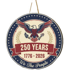 America 250 Commemorative Wooden Plaque – 1776–2026 Anniversary Edition