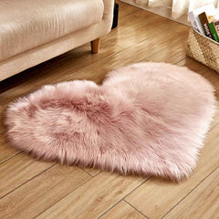 Velvet Silhouette Heart Rug – Sculptural Organic Shape (8 Sizes available)