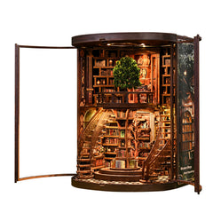 The Scholar’s Terrace – Multi-Level Repository & Botanical Book Nook
