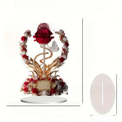 Prism Rose – Sculptural Acrylic Desktop Bloom (4 Styles)