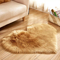 Velvet Silhouette Heart Rug – Sculptural Organic Shape (8 Sizes available)