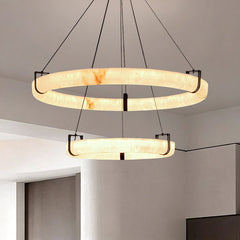 Cloud Stone LED Pendant – Sculptural Atmospheric Lighting