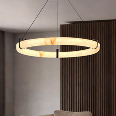 Cloud Stone LED Pendant – Sculptural Atmospheric Lighting