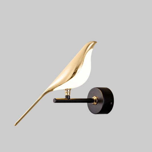 Bird Gold Plating Led Wall Lamp