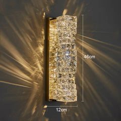 Luxury Crystal Glass Wall Light