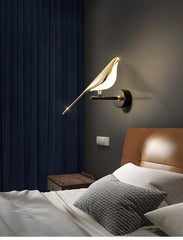 LED Golden Bird Wall Lamp