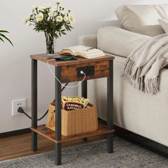 End Table with Charging Station (Set of 2)