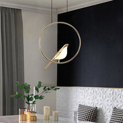 LED Golden Bird Wall Lamp