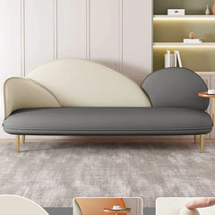 59" Modern Leather Office Sofa