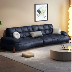 Classic Leather Couch Set