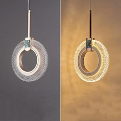 LED Ring Dazzling Round Pendant Light