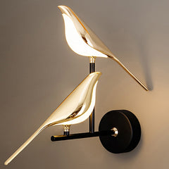 LED Golden Bird Wall Lamp