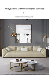 Nordic Luxury Leather Sofa