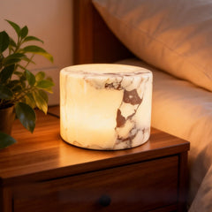 Aura Marble Touch Lamp – Integrated Sensor & Honed Natural Stone