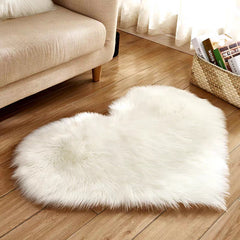 Velvet Silhouette Heart Rug – Sculptural Organic Shape (8 Sizes available)