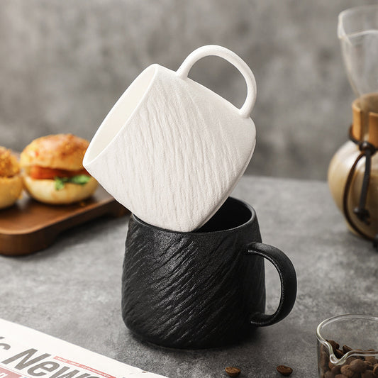 Lunar Sphere Mug – Weighted Round Ceramic Coffee Vessel