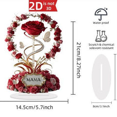 Prism Rose – Sculptural Acrylic Desktop Bloom (4 Styles)