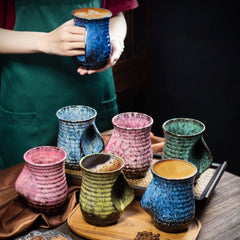 Wabi-Sabi Flow Mug – Sculptural Organic Ceramic Vessel