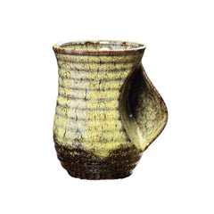 Wabi-Sabi Flow Mug – Sculptural Organic Ceramic Vessel