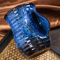 Wabi-Sabi Flow Mug – Sculptural Organic Ceramic Vessel