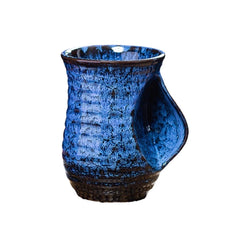 Wabi-Sabi Flow Mug – Sculptural Organic Ceramic Vessel