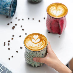 Wabi-Sabi Flow Mug – Sculptural Organic Ceramic Vessel